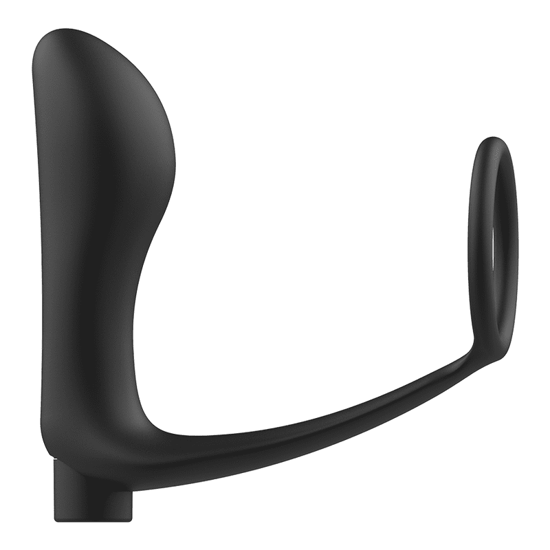 ADDICTED TOYS - ANELLO PER PENE CON TELECOMANDO PLUG ANALE NERO RICARICABILE - immagine 4